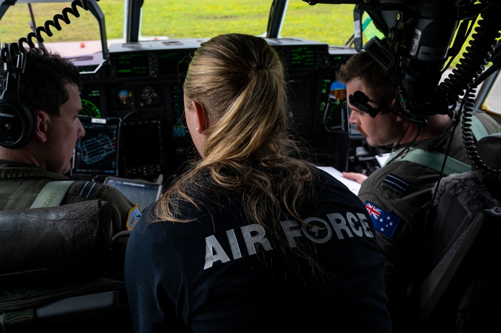 MG23: RAAF operates C-130J-30, enabling coalition AE training