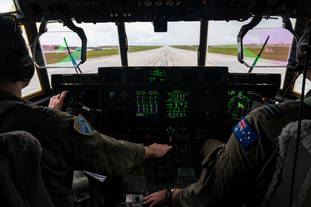 MG23: RAAF operates C-130J-30, enabling coalition AE training