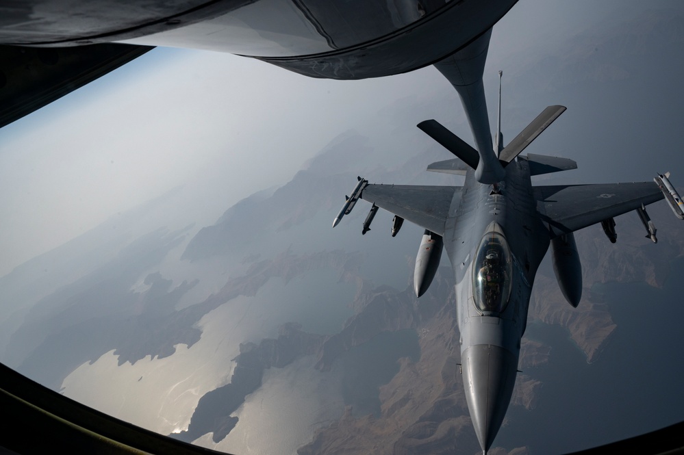 F-16s, A-10s provide maritime security to the Arabian Gulf