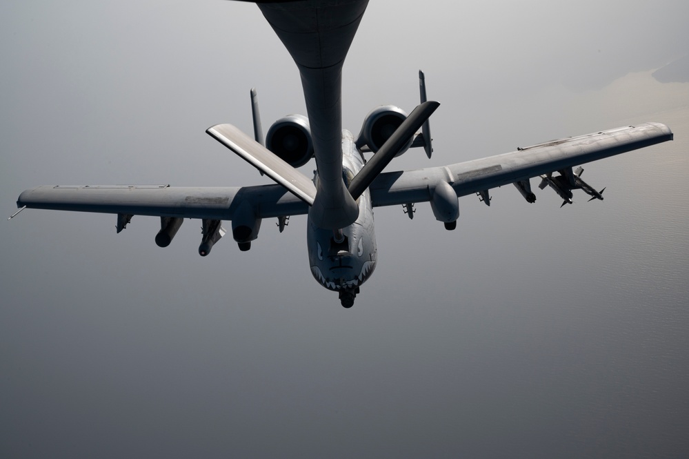 F-16s, A-10s provide maritime security to the Arabian Gulf