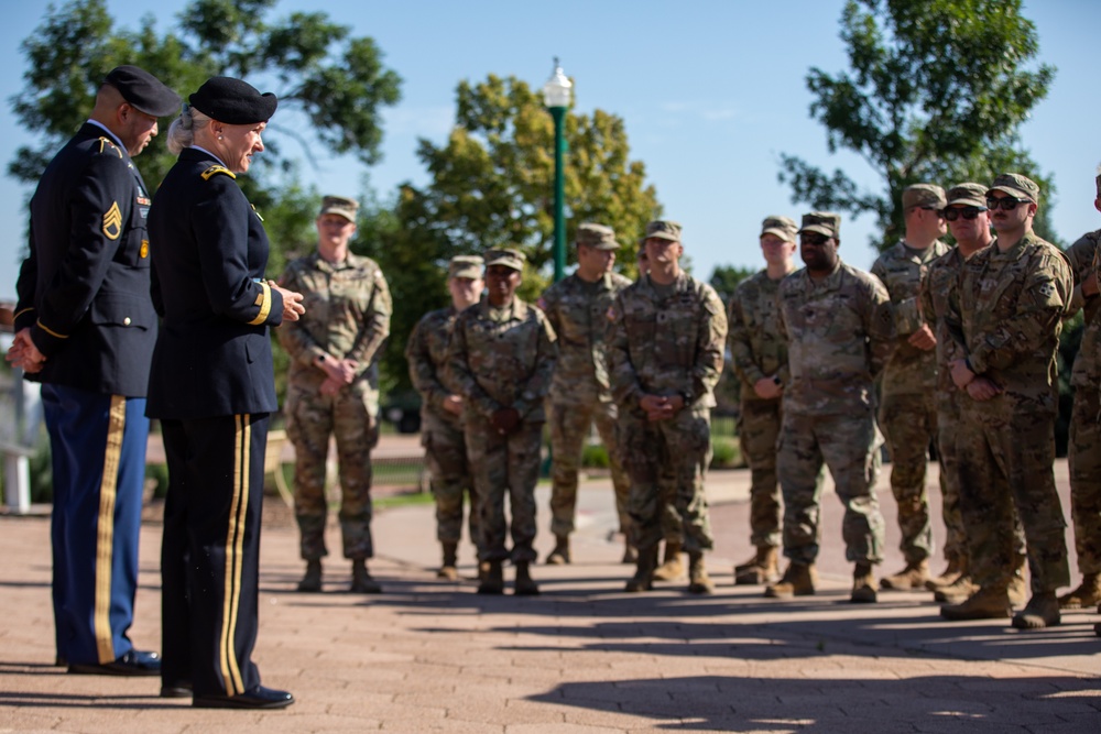 Staff Sgt. Oscar Marroquin Re-enlistment Ceremony