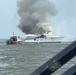 Coast Guard, partners respond to boat fire in Delaware Bay
