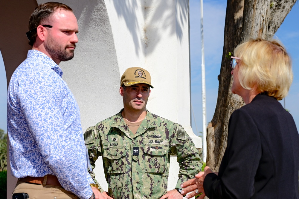 Congressional Field Representative visits NSWC Corona
