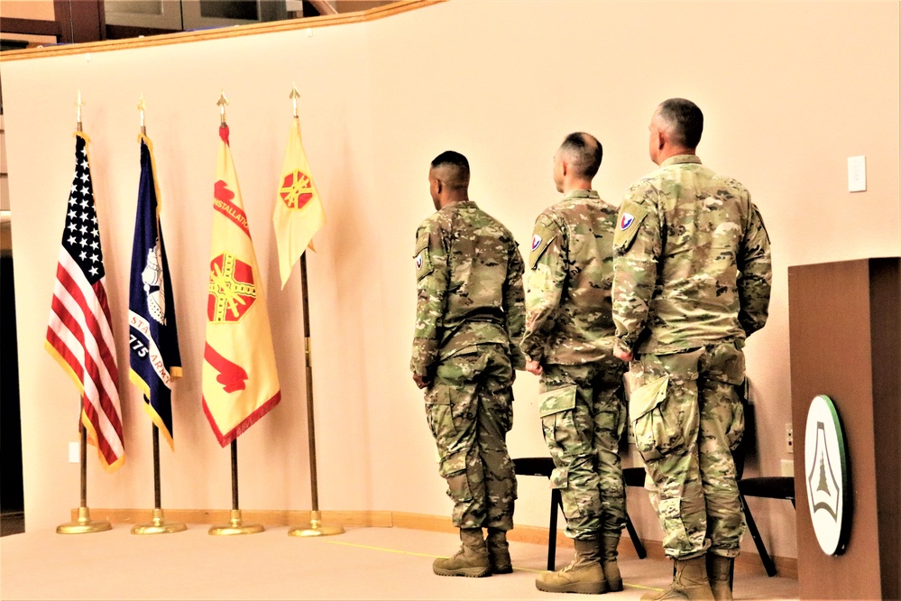 New officer takes command of Headquarters and Headquarters Company, USAG-Fort McCoy