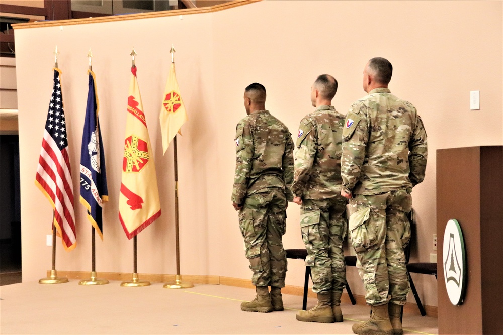 New officer takes command of Headquarters and Headquarters Company, USAG-Fort McCoy