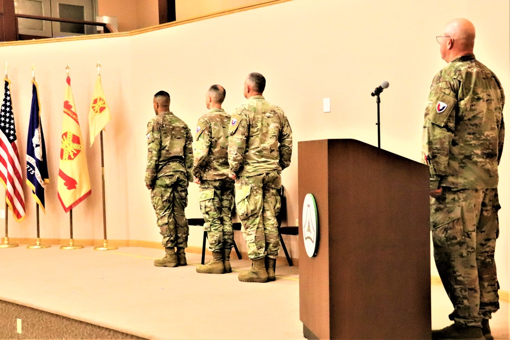 New officer takes command of Headquarters and Headquarters Company, USAG-Fort McCoy