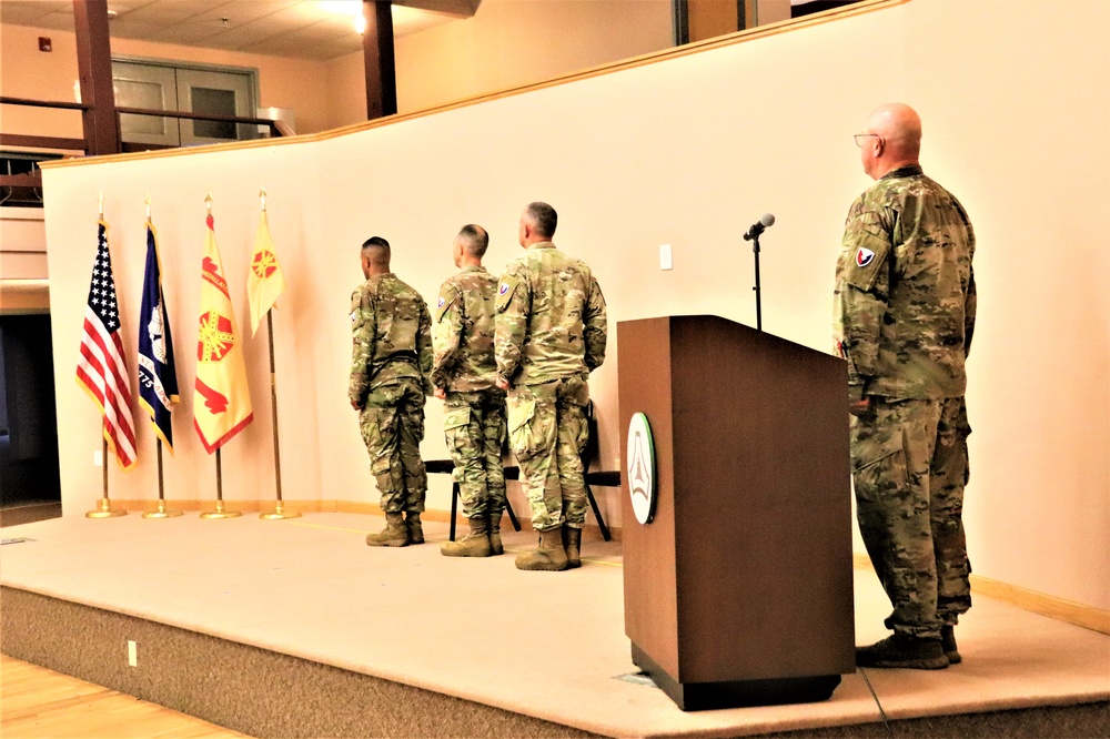 New officer takes command of Headquarters and Headquarters Company, USAG-Fort McCoy