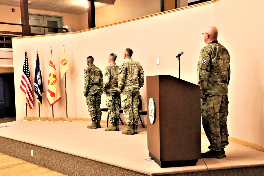 New officer takes command of Headquarters and Headquarters Company, USAG-Fort McCoy