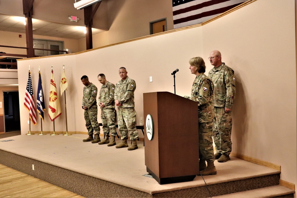 New officer takes command of Headquarters and Headquarters Company, USAG-Fort McCoy