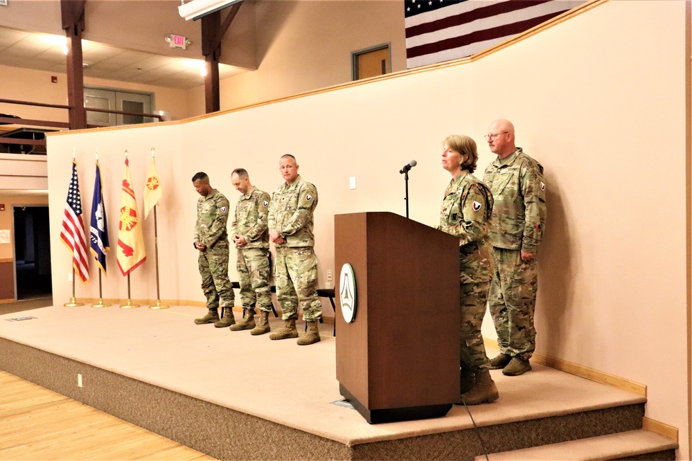 New officer takes command of Headquarters and Headquarters Company, USAG-Fort McCoy