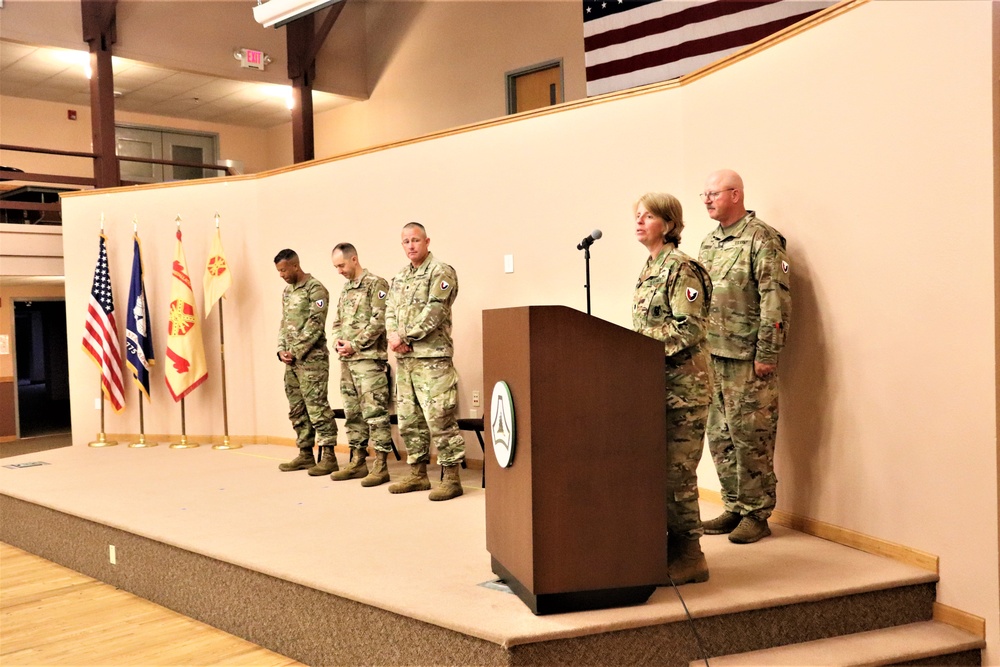 New officer takes command of Headquarters and Headquarters Company, USAG-Fort McCoy