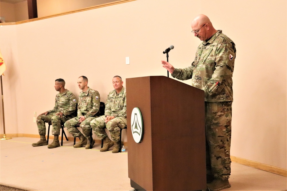 New officer takes command of Headquarters and Headquarters Company, USAG-Fort McCoy