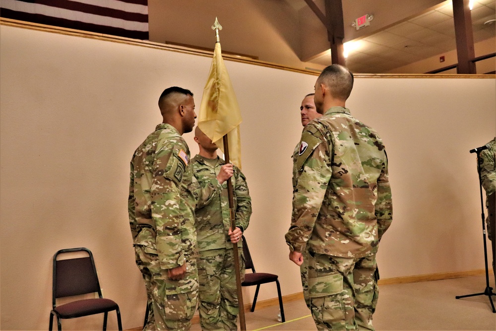 New officer takes command of Headquarters and Headquarters Company, USAG-Fort McCoy