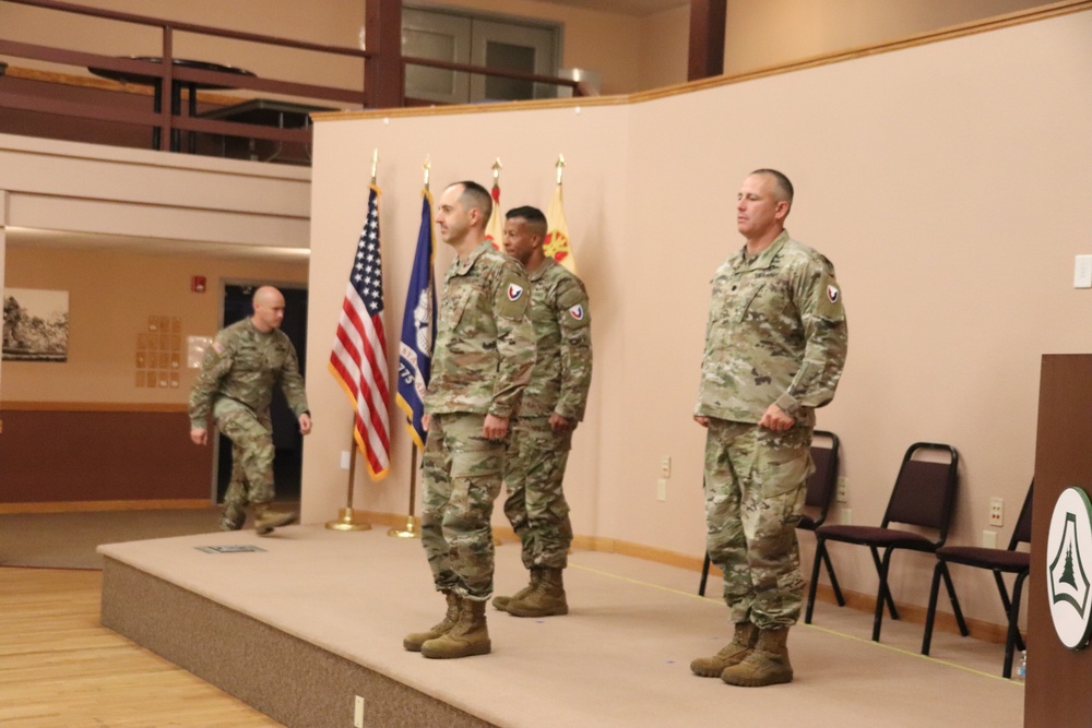 New officer takes command of Headquarters and Headquarters Company, USAG-Fort McCoy