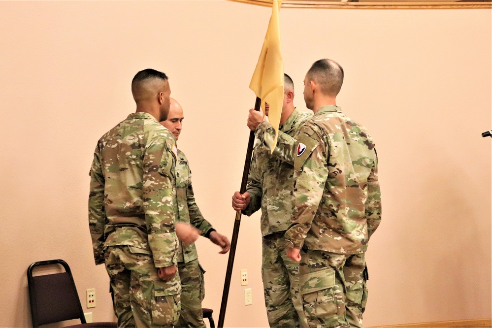 New officer takes command of Headquarters and Headquarters Company, USAG-Fort McCoy