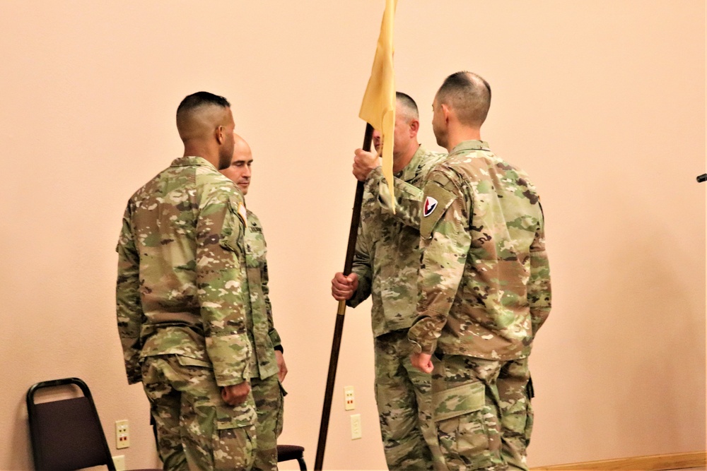 New officer takes command of Headquarters and Headquarters Company, USAG-Fort McCoy