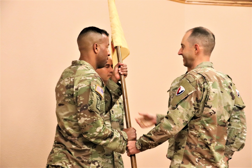 New officer takes command of Headquarters and Headquarters Company, USAG-Fort McCoy