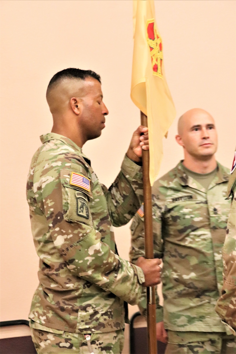 New officer takes command of Headquarters and Headquarters Company, USAG-Fort McCoy