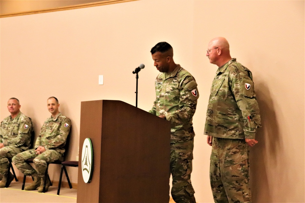 New officer takes command of Headquarters and Headquarters Company, USAG-Fort McCoy