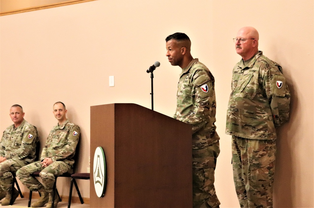 New officer takes command of Headquarters and Headquarters Company, USAG-Fort McCoy