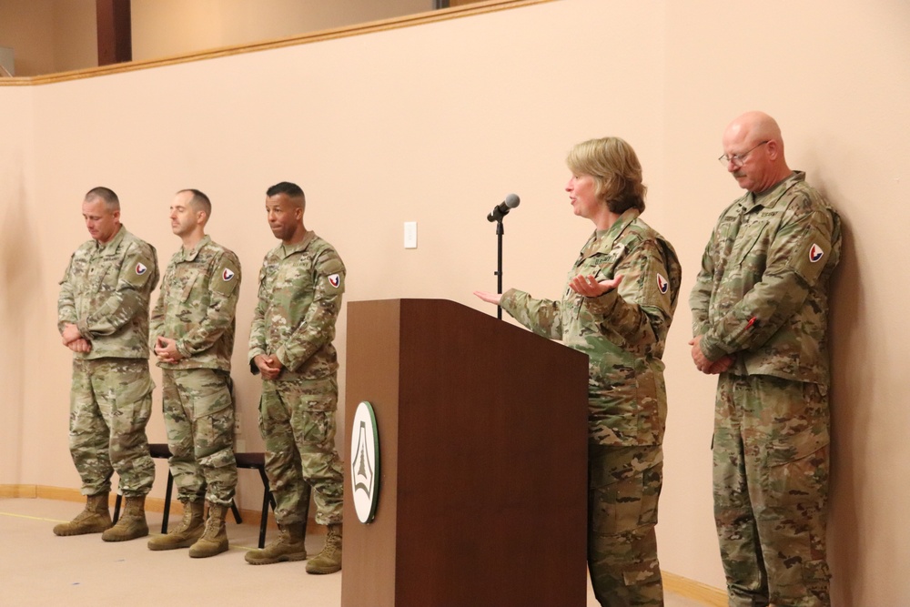 New officer takes command of Headquarters and Headquarters Company, USAG-Fort McCoy