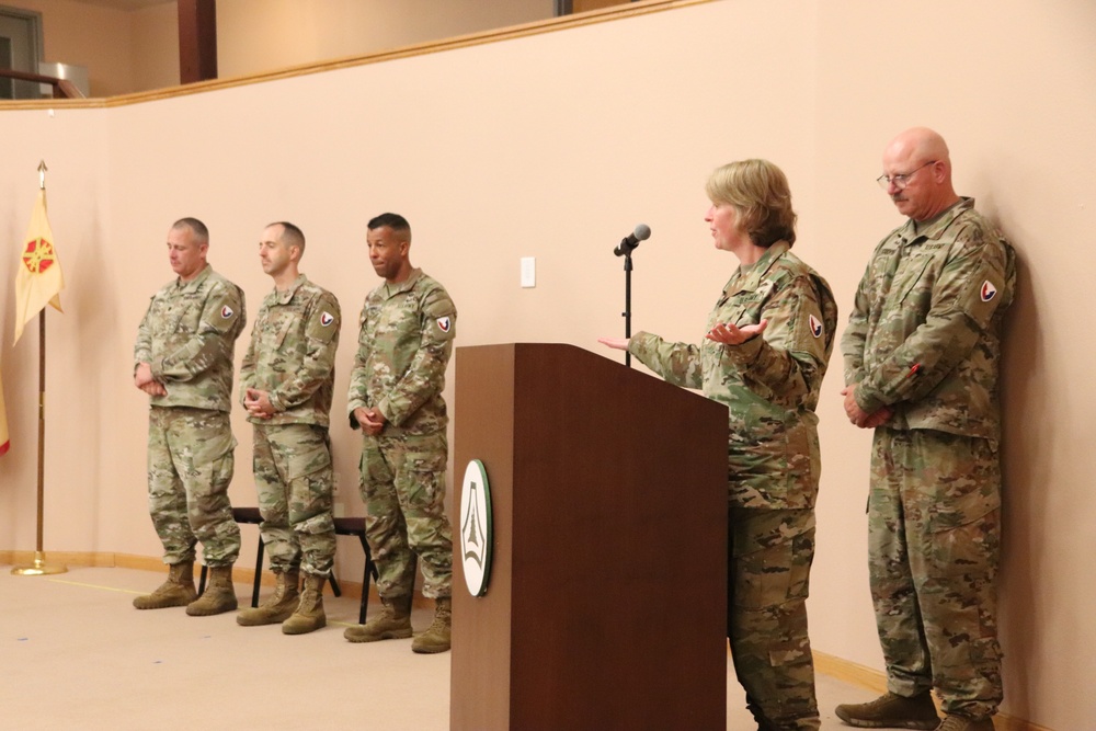 New officer takes command of Headquarters and Headquarters Company, USAG-Fort McCoy