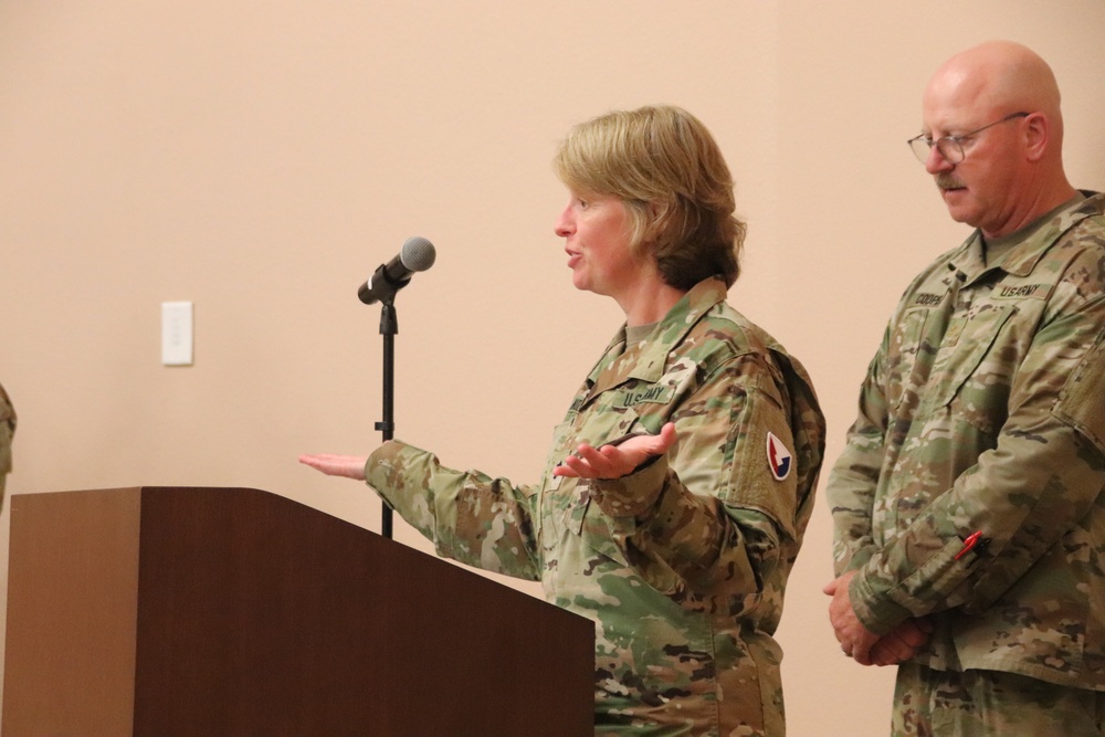 New officer takes command of Headquarters and Headquarters Company, USAG-Fort McCoy