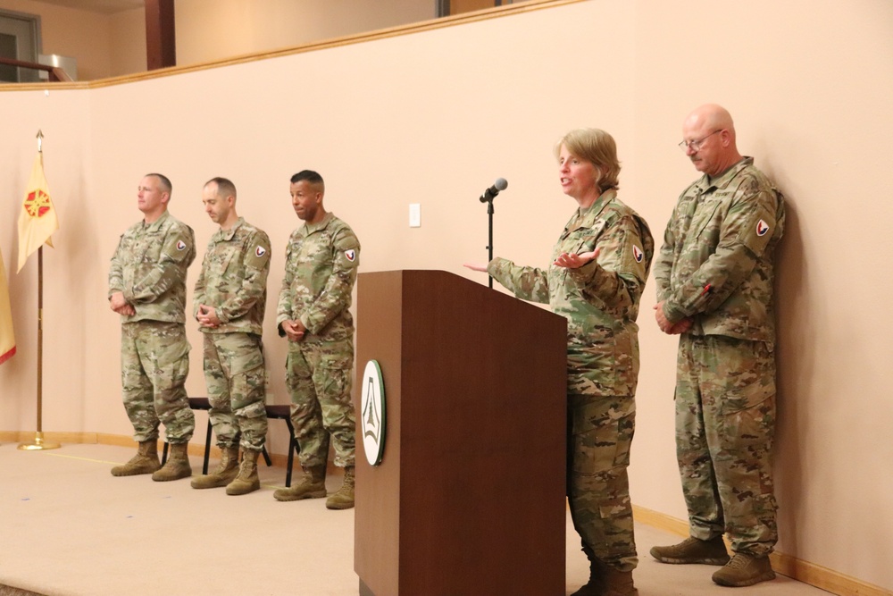 New officer takes command of Headquarters and Headquarters Company, USAG-Fort McCoy