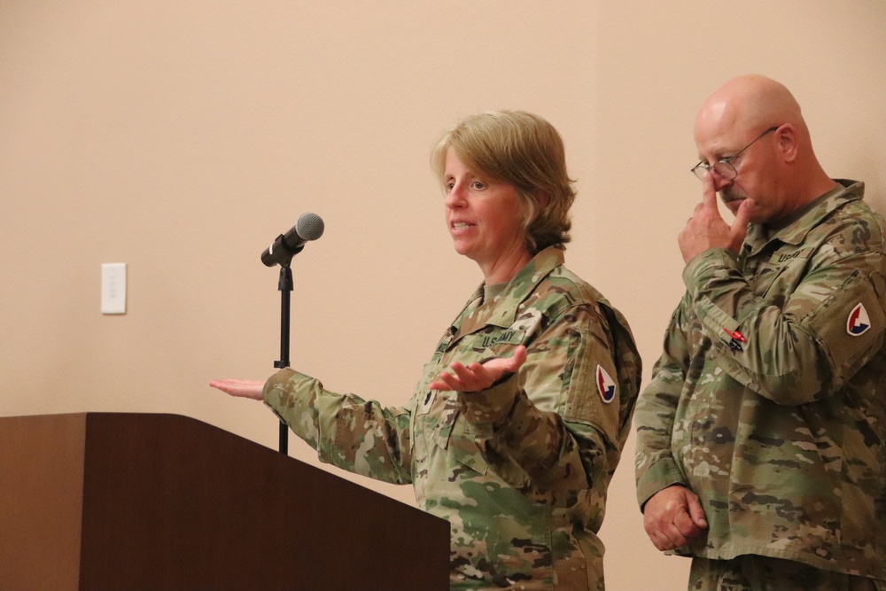 New officer takes command of Headquarters and Headquarters Company, USAG-Fort McCoy