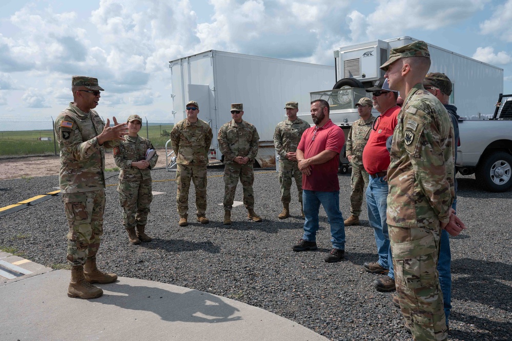 USNORTHCOM deputy commander visits ICBM Wing