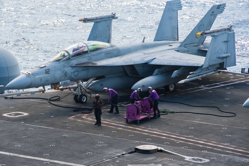 USS Ronald Reagan (CVN 76) conducts flight operations