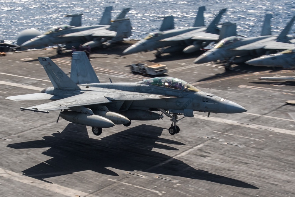 USS Ronald Reagan (CVN 76) conducts flight operations