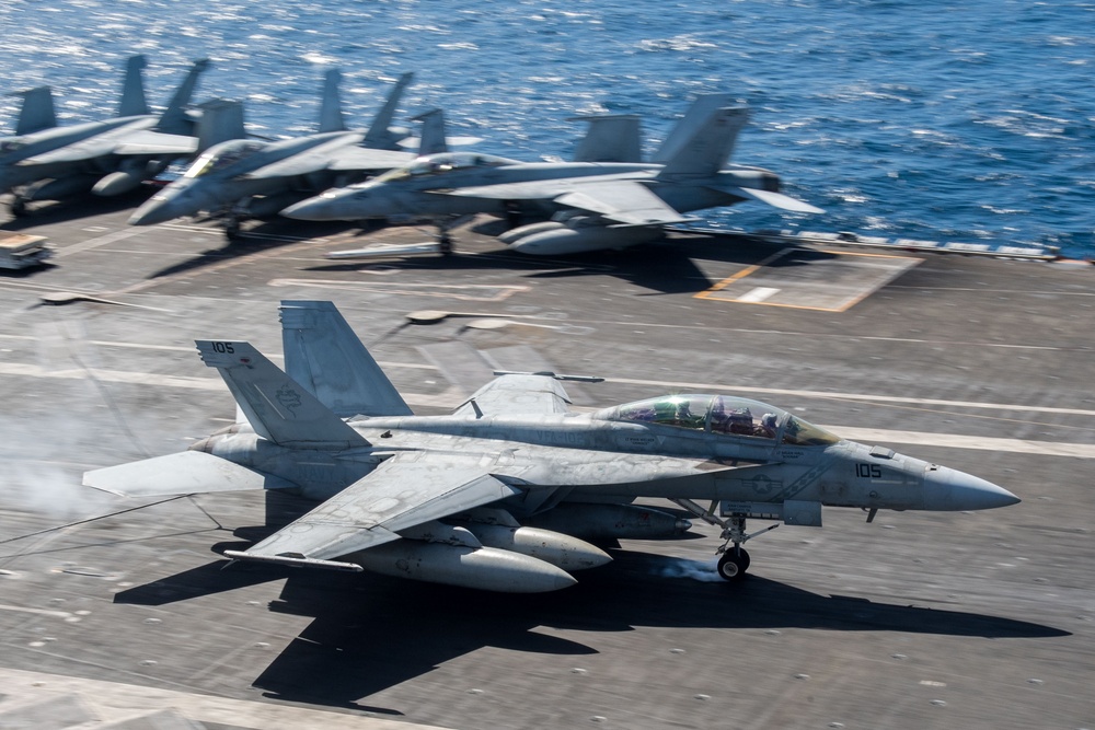 USS Ronald Reagan (CVN 76) conducts flight operations