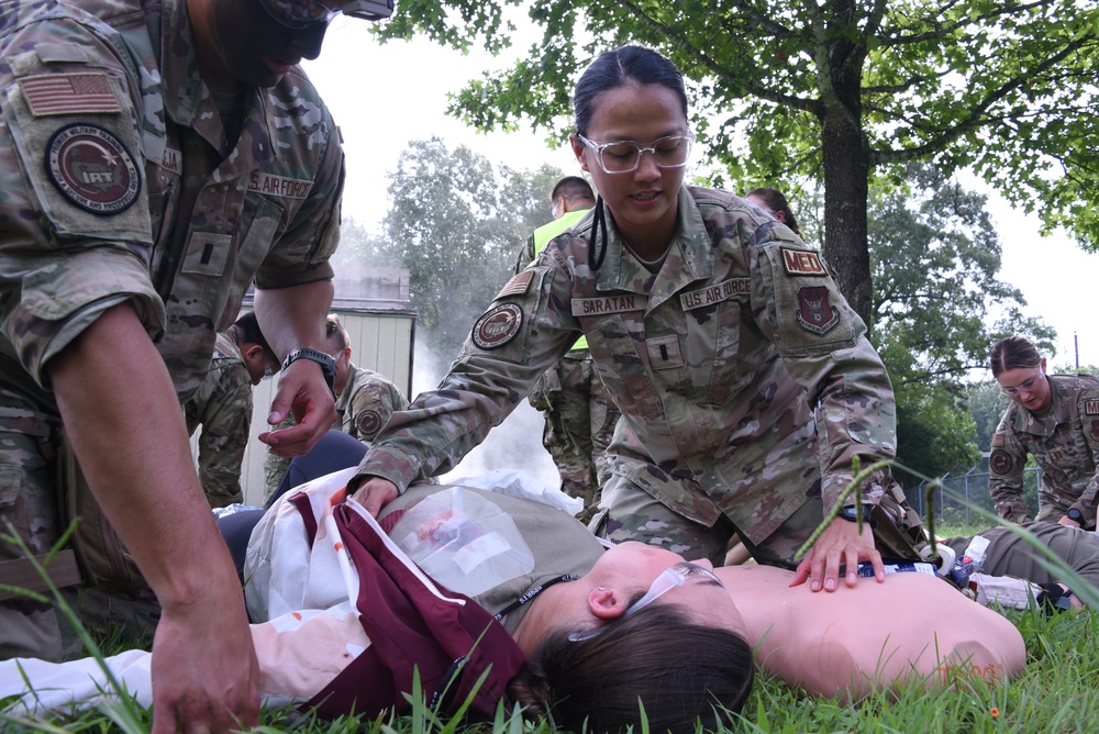 Tactical combat casualty care exercise