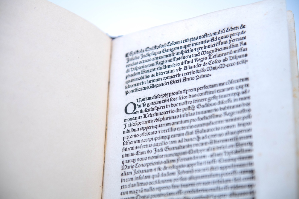 HSI repatriates rare 15th century Columbus letter to Italy