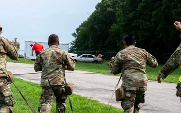 TCCC Simulated Combat Casualty Scenario