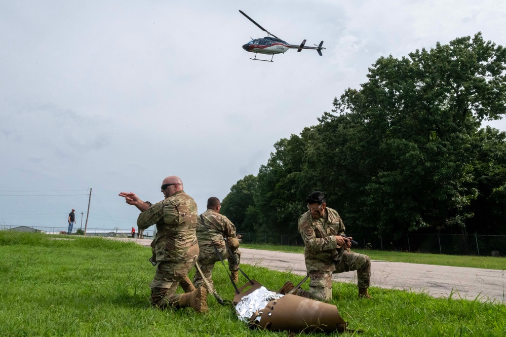 TCCC Simulated Combat Casualty Scenario