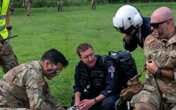 TCCC Simulated Combat Casualty Scenario