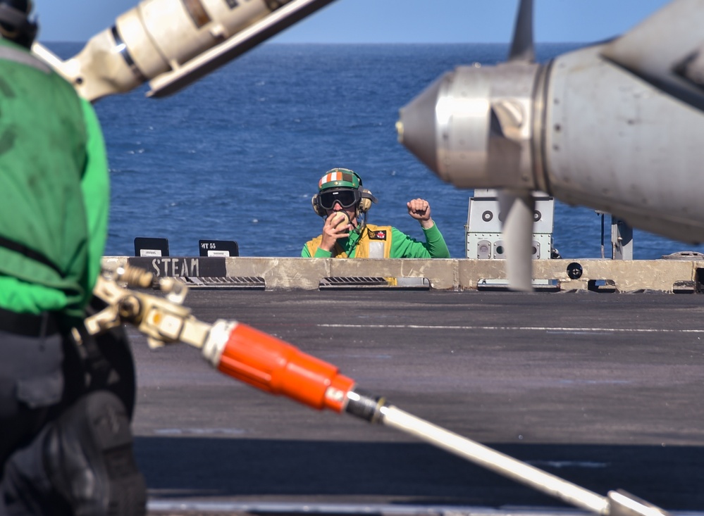 USS Ronald Reagan (CVN 76) conducts flight operations