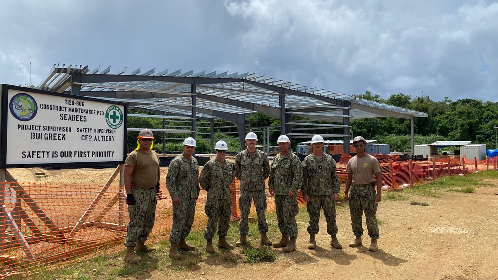 Concrete Pour, Tinian (NMCB-3)