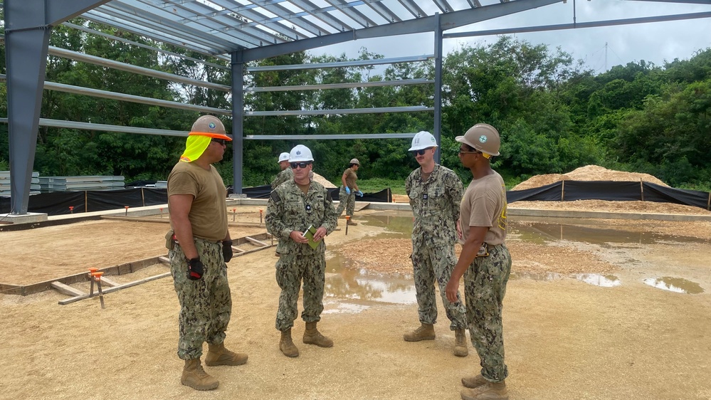 Concrete Pour, Tinian (NMCB-3)