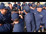 Coast Guard Units show support for the 22 Push Up Challenge with the Customs and Border Protection