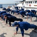 Coast Guard Units show support for the 22 Push Up Challenge with the Customs and Border Protection