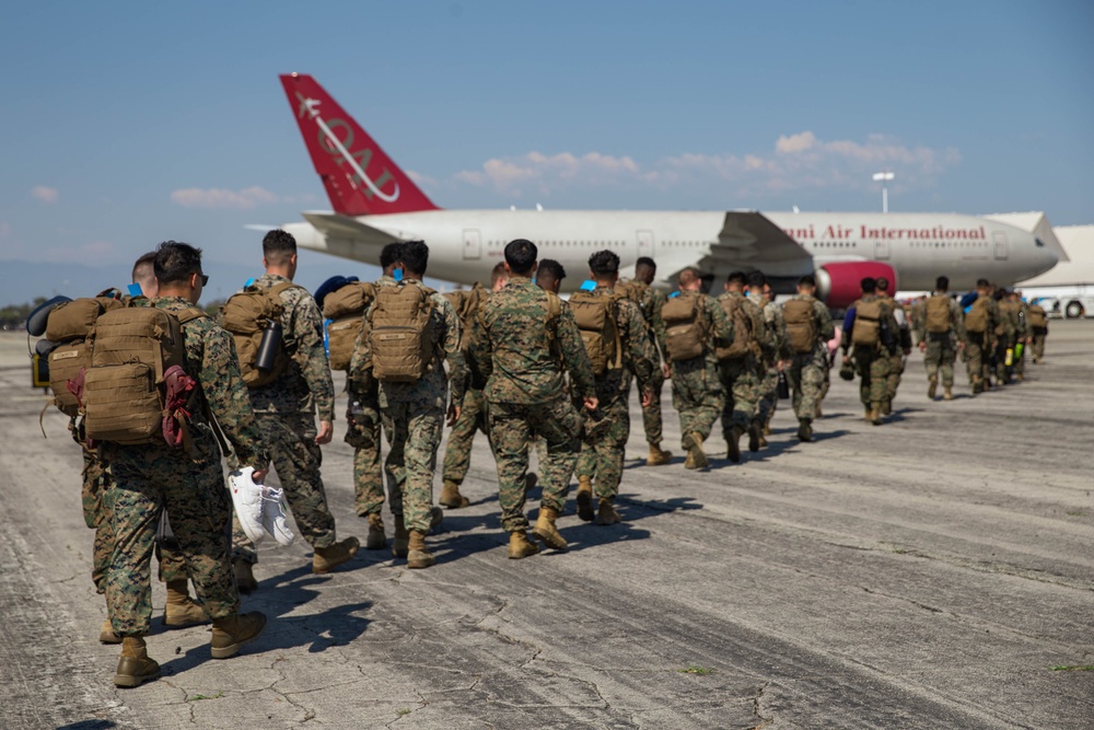 U.S. Marines with 1st Marine Division travel to Australia for Talisman Sabre 23