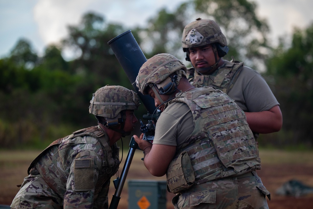 100th Battalion 442nd Infantry Regiment Soldiers Conduct MORTEP Certification Training in Hawaii