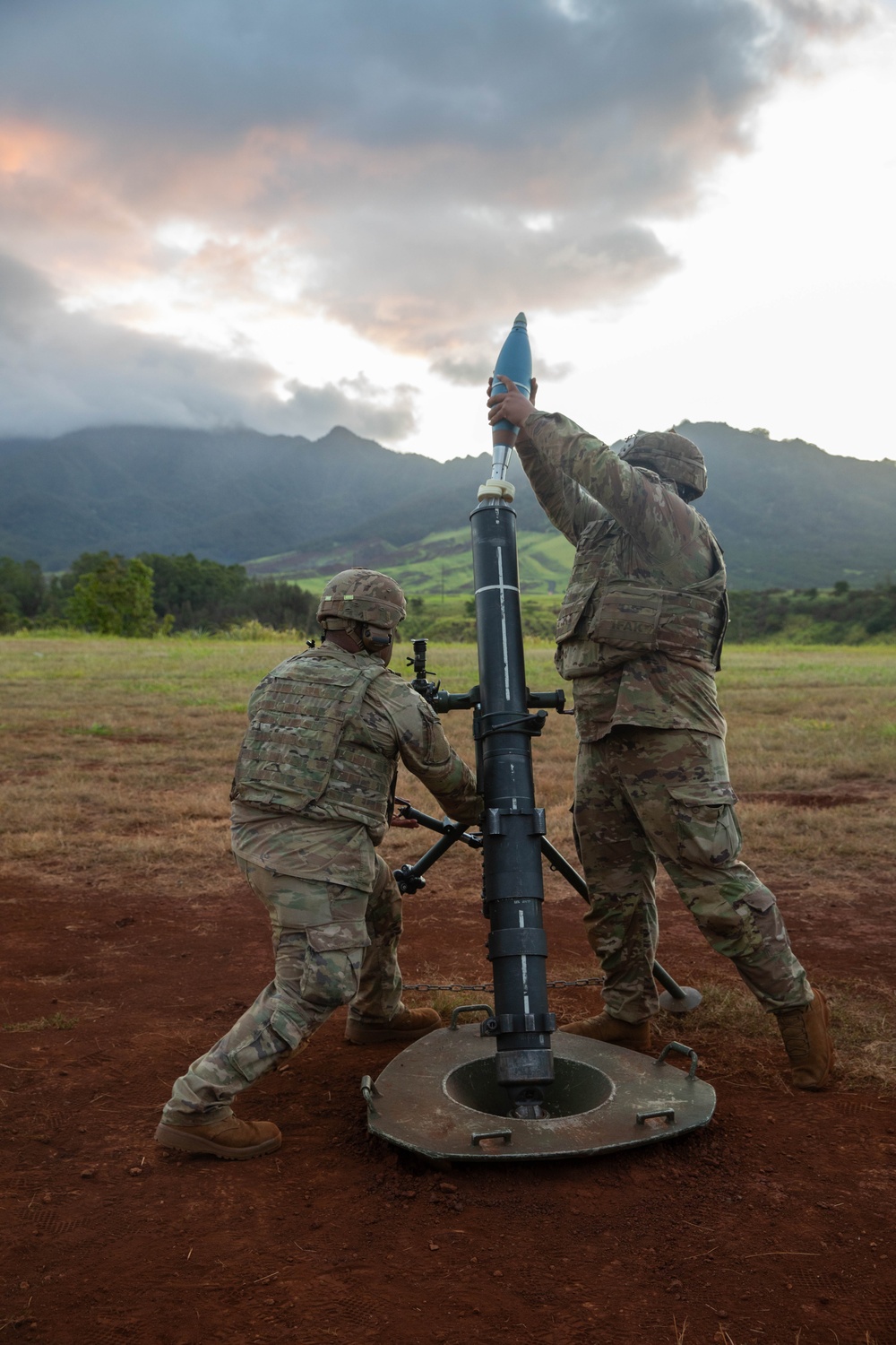 100th Battalion 442nd Infantry Regiment Soldiers Conduct MORTEP Certification Training in Hawaii