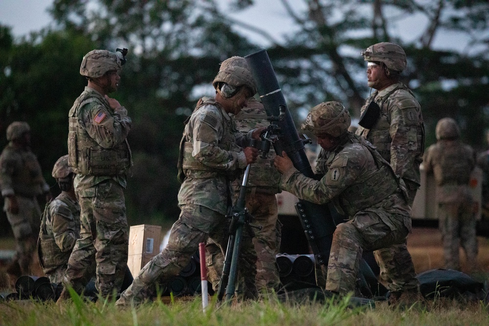 100th Battalion 442nd Infantry Regiment Soldiers Conduct MORTEP Certification Training in Hawaii