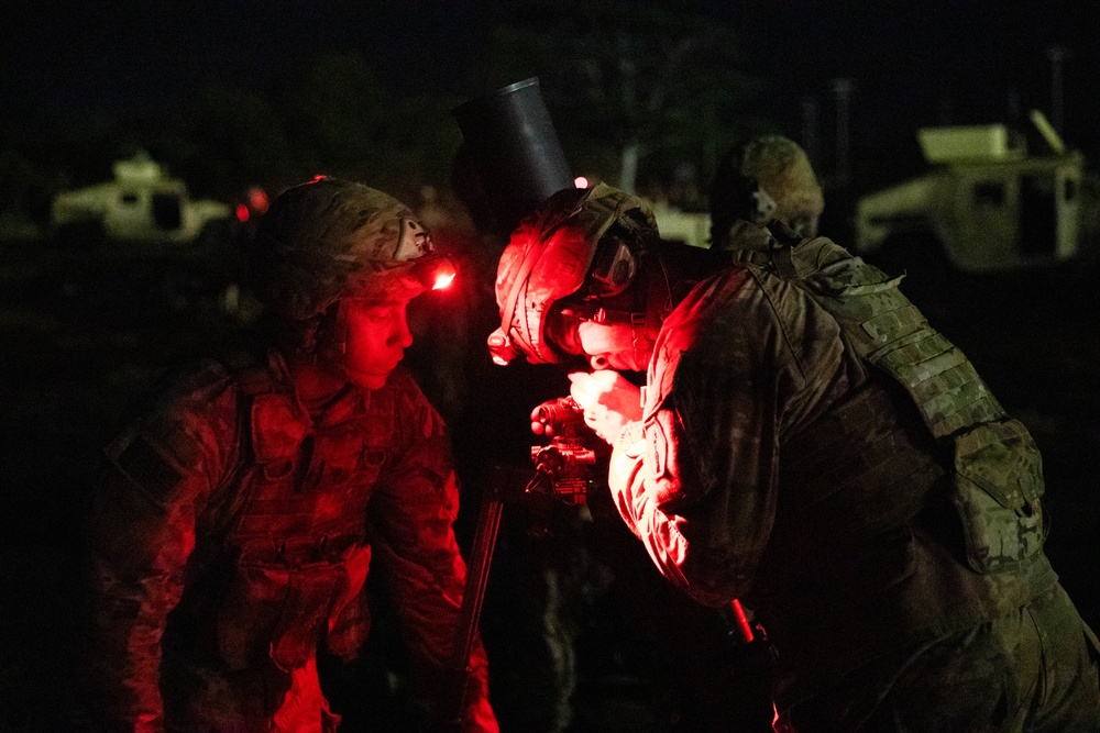 100th Battalion 442nd Infantry Regiment Soldiers Conduct MORTEP Certification Training in Hawaii