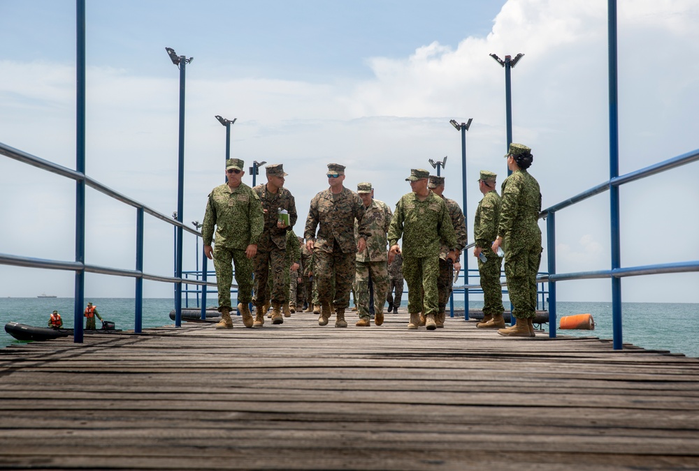 UNITAS 2023: Commander of MARFORSOUTH Visits Colombian Marine Corps