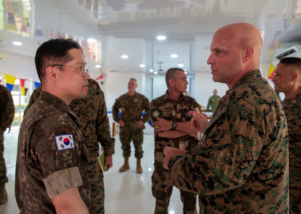 UNITAS 2023: Commander of MARFORSOUTH Visits Colombian Marine Corps